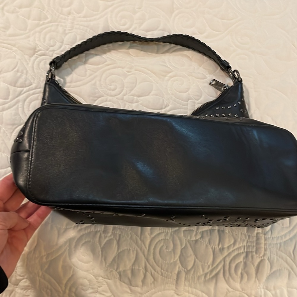 Coach Studded Celeste Leather Hobo Bag in black. Used, but in good condition. - Picture 6 of 6